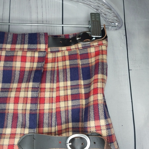 Brandy Melville John Galt School Girl Plaid Mini Skirt One Size - Picture 5 of 9